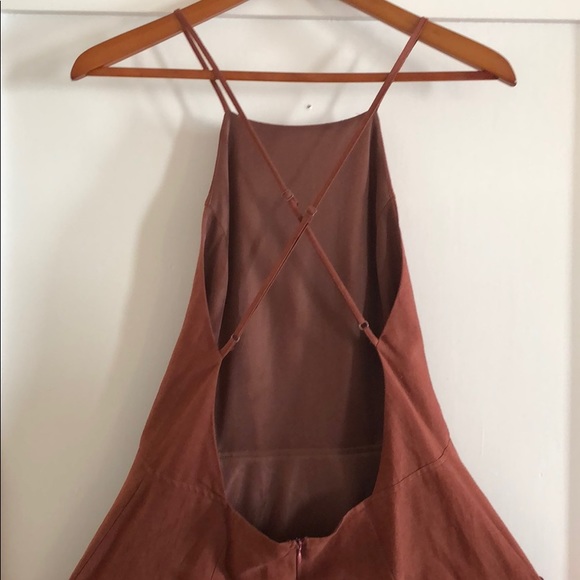 Rust open back sundress - Picture 2 of 2